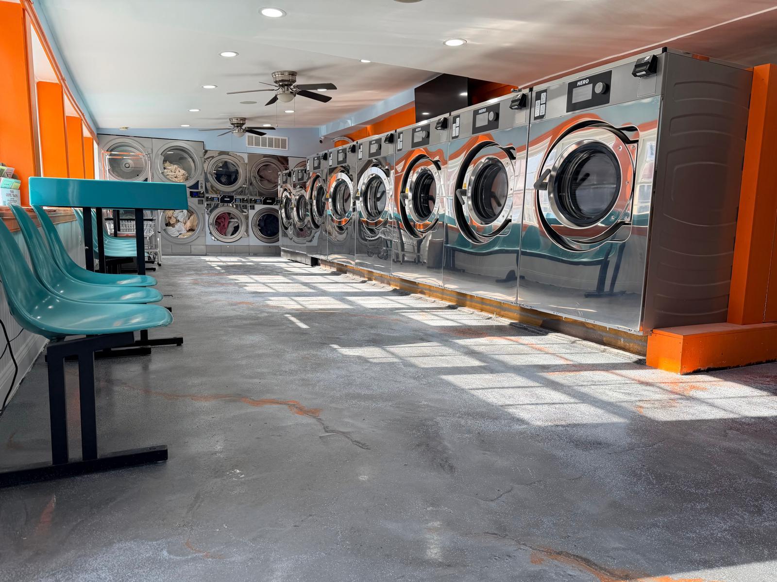 24 hour laundromat in Frederick MD with modern washing machines
